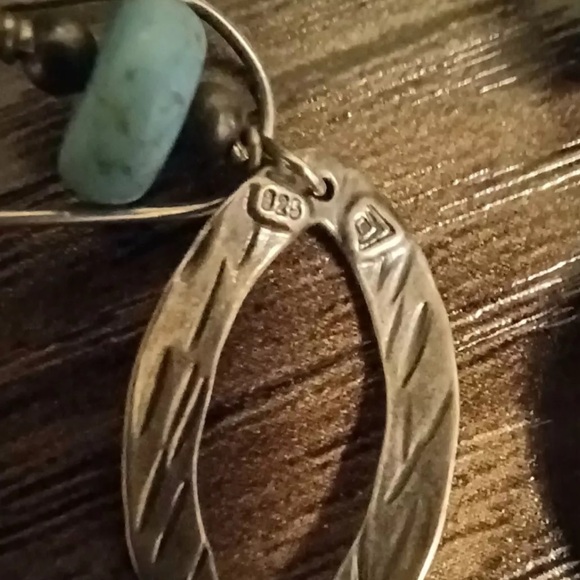 Silpada Vintage Rare Oxidized
Sterling Silver Turquoise Bead
Dangle Earrings - Picture 5 of 10